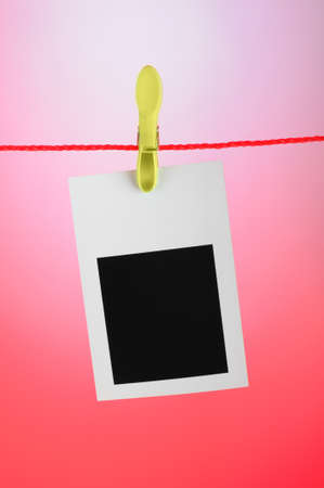 Designer concept - blank Photo frames for your Photosの写真素材