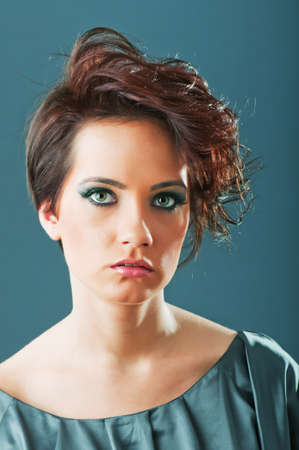 Fashion beauty concept with attractive woman