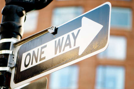 Street sign on the bright day