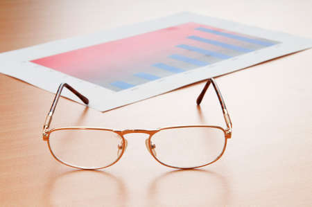 Business concept with chartsの写真素材