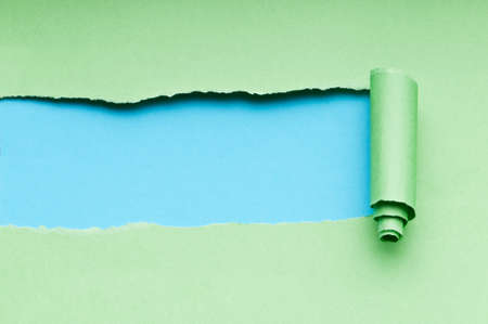 Torn paper with space for your messageの写真素材