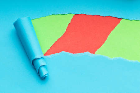 Torn paper with space for your messageの写真素材