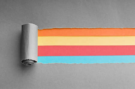 Torn paper with space for your messageの写真素材