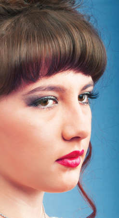 Young bride in studio shooting