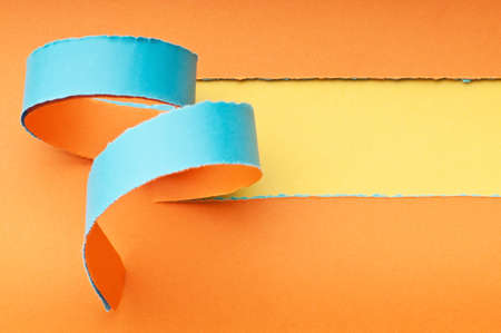 Torn paper with space for your messageの写真素材