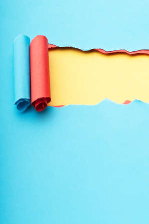 Torn paper with space for your messageの写真素材