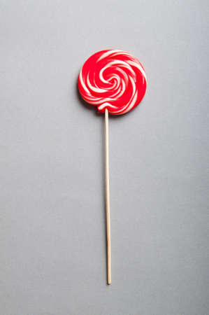 Colorful lollipop against the backgroundの写真素材