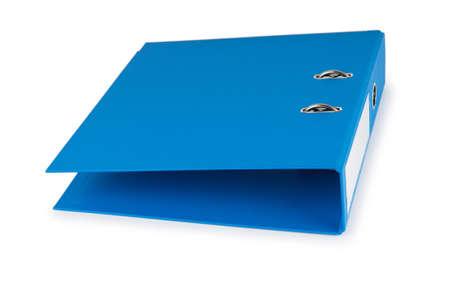 Office folders isolated on the white backgroundの写真素材