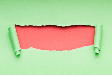 Torn paper with space for your messageの写真素材