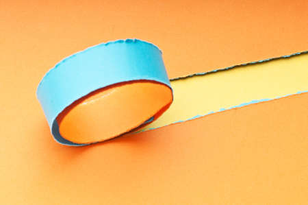 Torn paper with space for your messageの写真素材