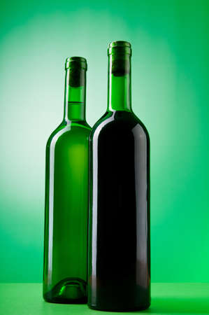 Wine concept with gradient background の写真素材