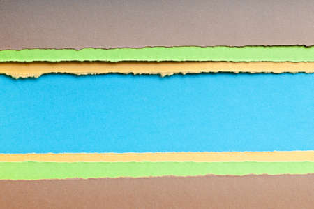 Torn paper with space for your messageの写真素材