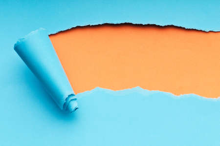 Torn paper with space for your messageの写真素材