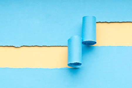 Torn paper with space for your messageの写真素材