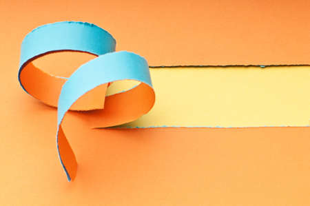 Torn paper with space for your message