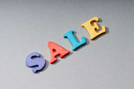 SALE word on the backgroundの写真素材