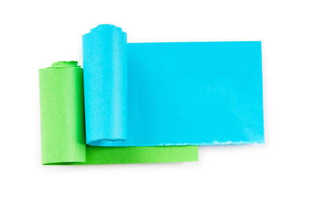 Paper pieces with space for your message