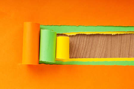 Paper pieces with space for your messageの写真素材