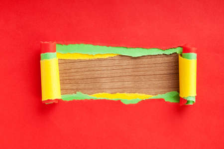 Paper pieces with space for your messageの写真素材