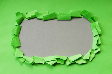 Paper pieces with space for your messageの写真素材