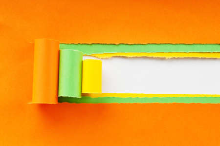 Paper pieces with space for your messageの写真素材