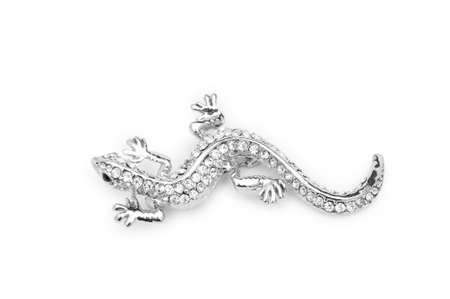 Elegant hairpin isolated on the white backgroundの写真素材