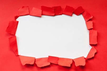 Paper pieces with space for your messageの写真素材