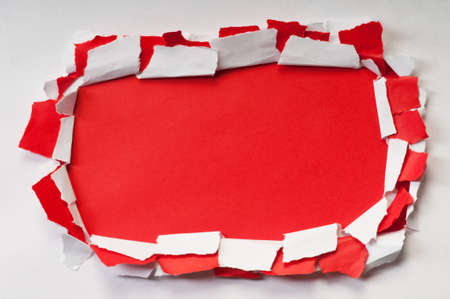 Paper pieces with space for your messageの写真素材