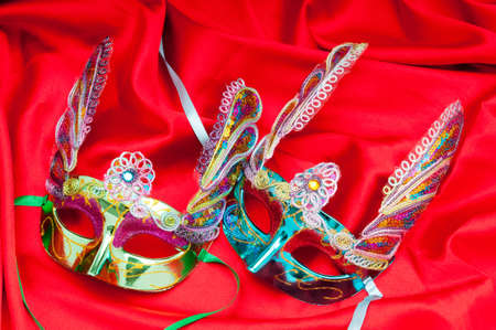 Masks with theatre conceptの写真素材