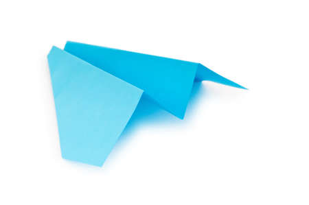 Paper planes on the backgroundの写真素材