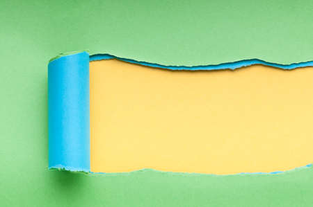 Torn paper with space for your messageの写真素材