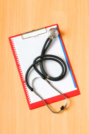 Medical concept with stethoscope の写真素材