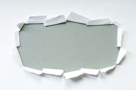 Space for your message on torn paperの写真素材