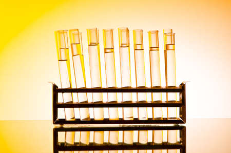 Chemical lab with glass tubing
