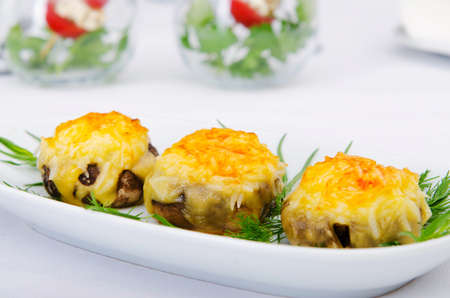 Salad served in the plateの写真素材