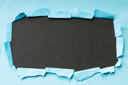 Space for your message on torn paper