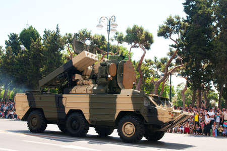 BAKU - 26 June 2011 - Miliatary Parade in Baku, Azerbaijan on Army Day