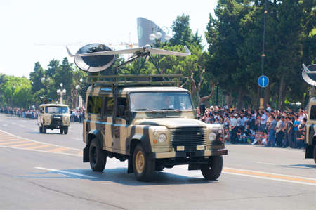 BAKU - 26 June 2011 - Miliatary Parade in Baku, Azerbaijan on Army Day
