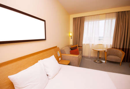 Comfortable room in the hotelのeditorial素材