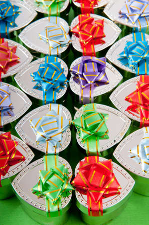 Gift boxes in celebration concept