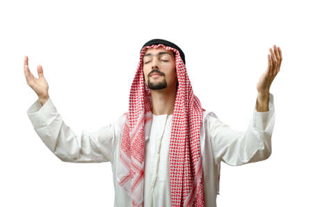 Diversity concept with young arab