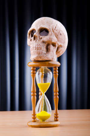 Death and time conceptの写真素材