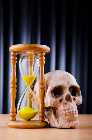 Death and time conceptの写真素材