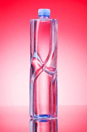 Water bottles as healthy drink conceptの写真素材