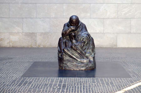 Mother and her dead son monument in Berlinのeditorial素材