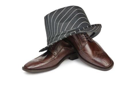 Male shoes in fashion conceptの写真素材