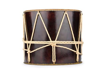 Azeri traditional drum nagara on whiteの写真素材