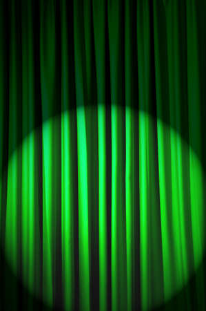Brightly lit curtains in theatre conceptの写真素材