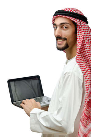 Diversity concept with young arabの写真素材