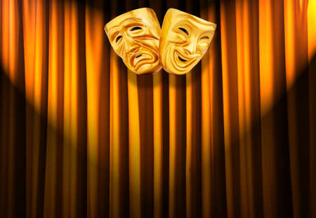 Theatre performance concept with masksの写真素材